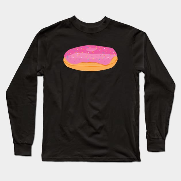 Straberry doughnut Long Sleeve T-Shirt by Manitarka